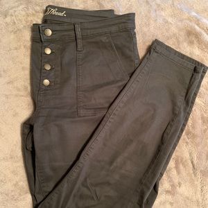 Olive green pants